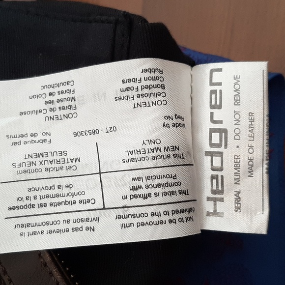 HEDGREN Brown Leather Crossbody Bag - Adjustable Strap - Great Condition - Picture 14 of 15